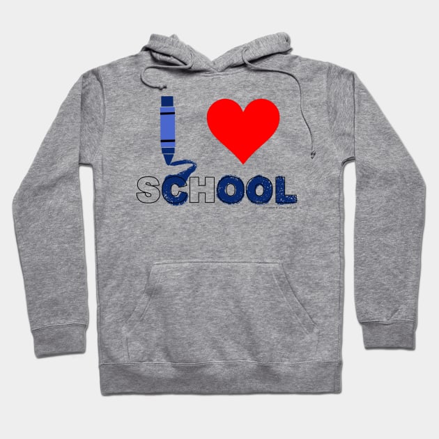 Cool! I love School Hoodie by NewSignCreation